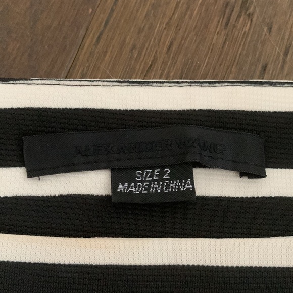 Alexander Wang black and white stripe dress - Picture 2 of 4